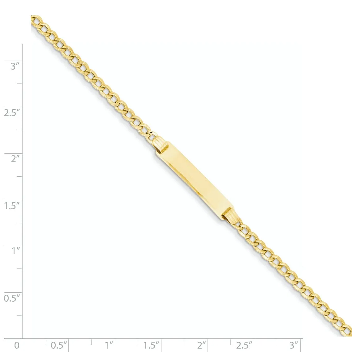 14k Yellow Gold I.D Bracelet