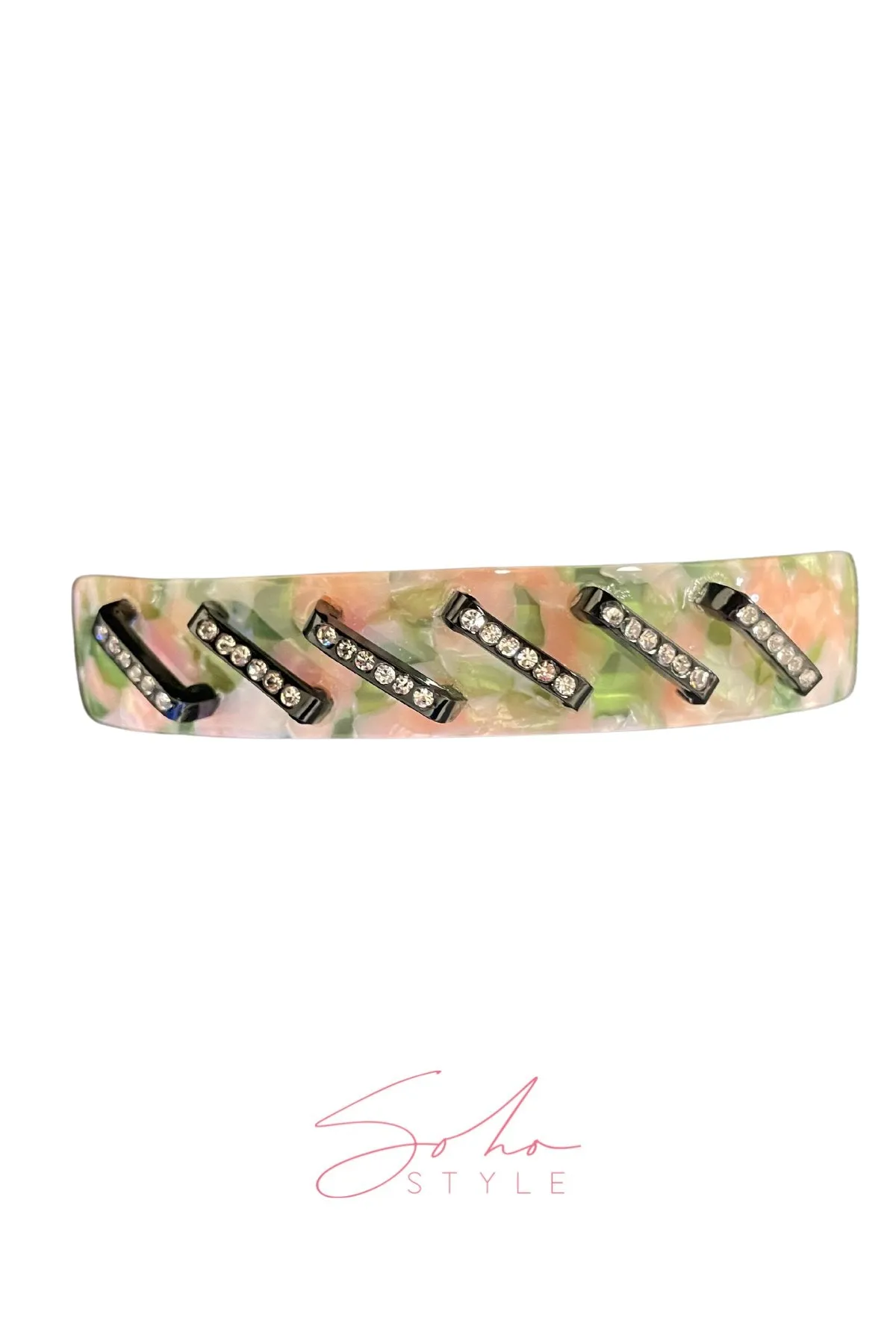 Cellulose #46- Large Marble Barrette