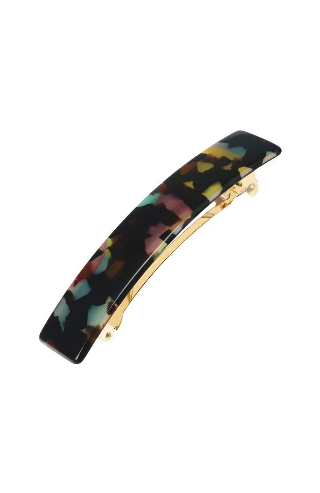 Classic Rectangle Barrette - Rainbow Tokyo