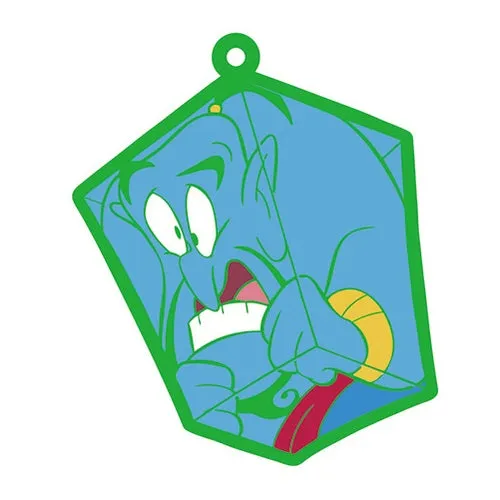 Disney Aladdin Genie Laser Cut Rubber Mascot Key Chain