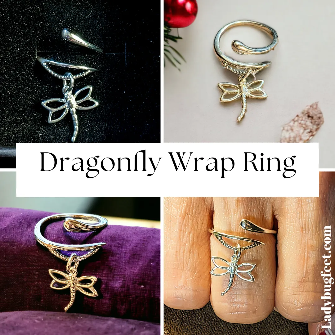 Dragonfly Wrap Ring