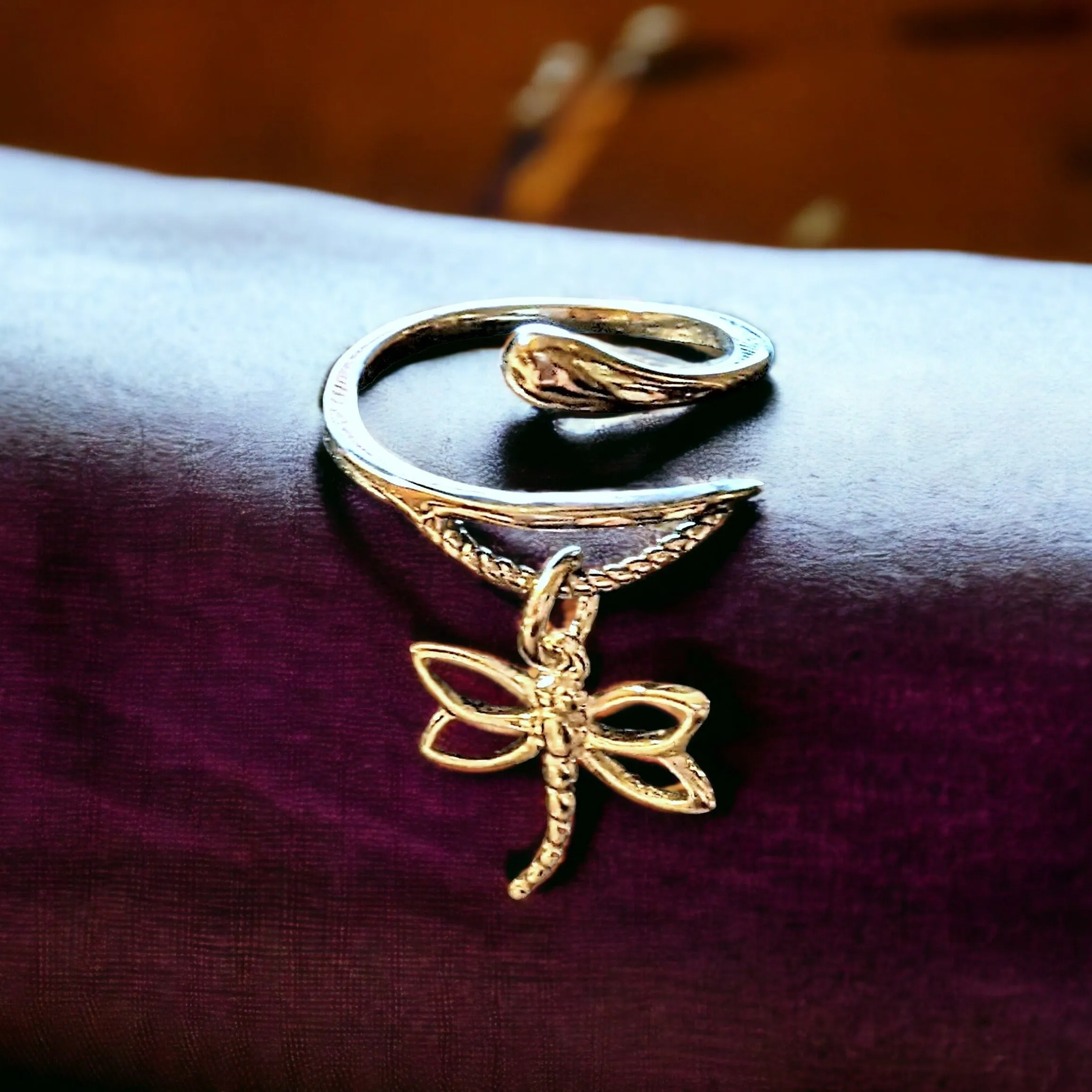 Dragonfly Wrap Ring