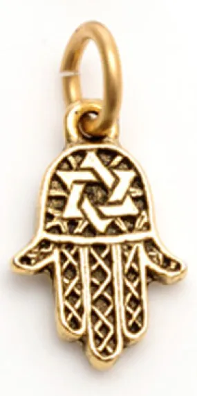 Hamsa Charm with Star