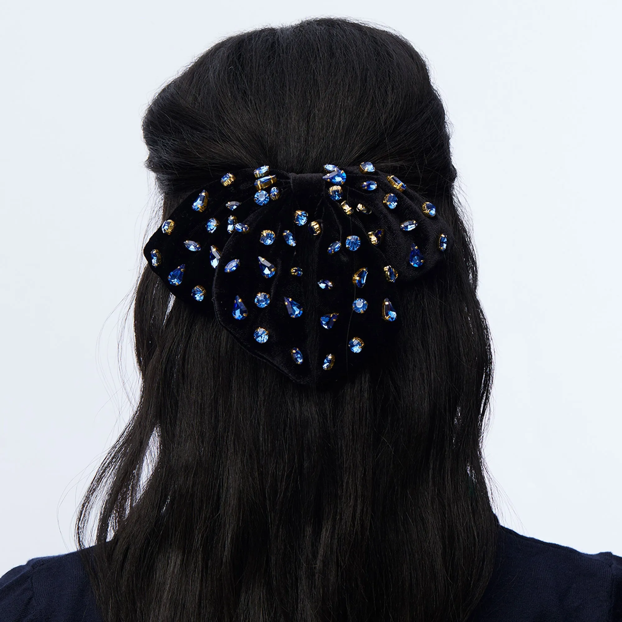 JET CANDY OVERSIZED BOW BARRETTE