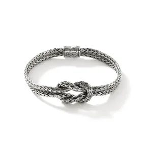 John Hardy Classic Chain Sterling Silver Manah 3.5mm Slim Chain Double Row Bracelet