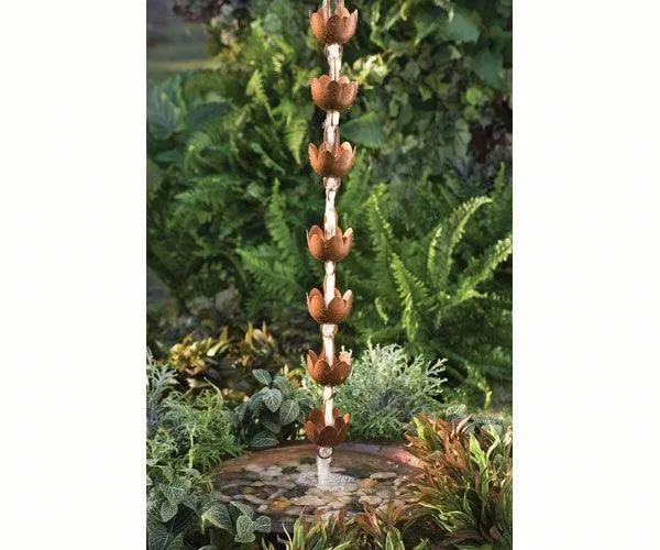 Lily Cups Rain Chain