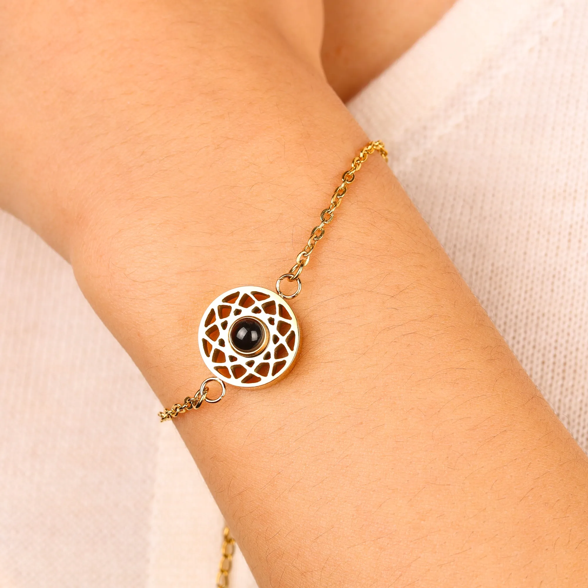 Mandala Photo Bracelet