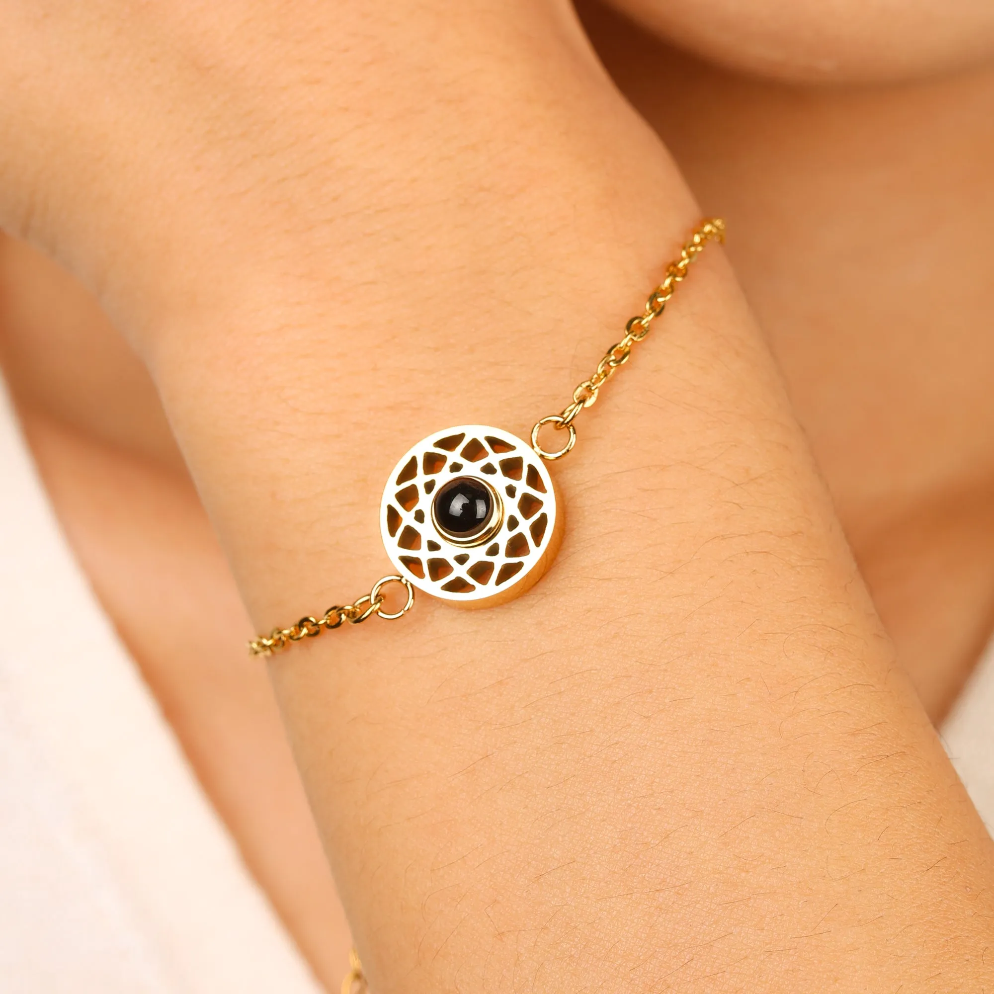 Mandala Photo Bracelet
