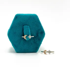 Moonstar toe ring