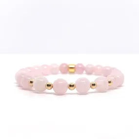 Rose Quartz Gemstone Bracelet 8mm