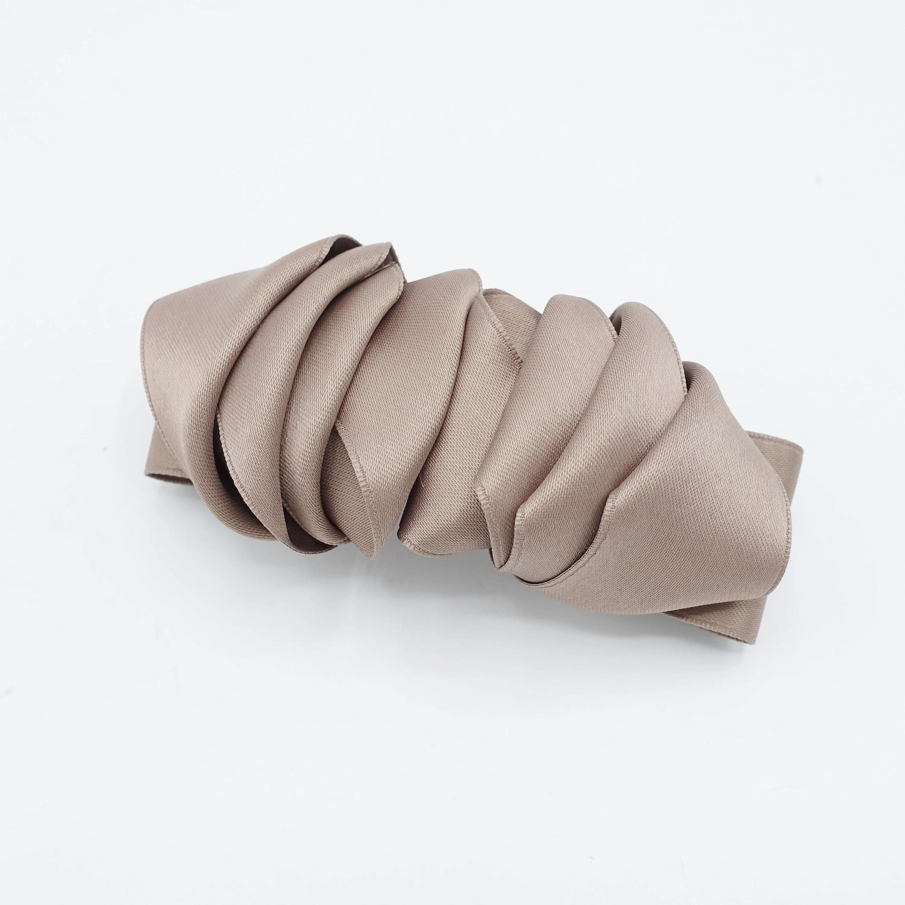 satin stacked hair bow for women