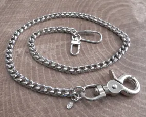 Small Laser Leash Wallet Chain