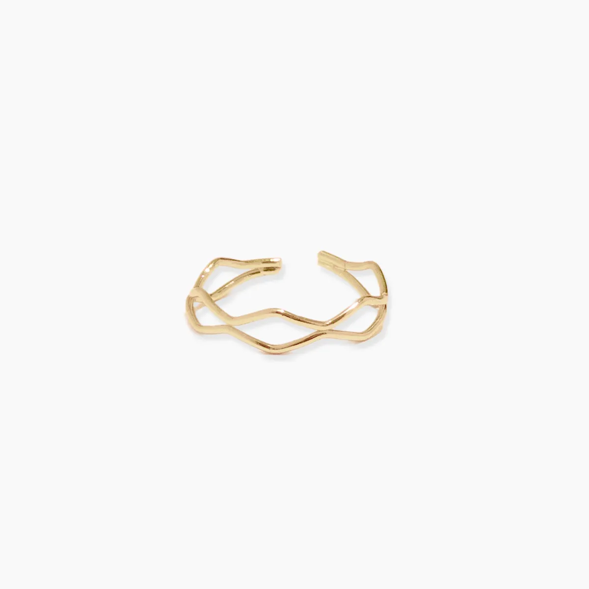Twisted Bar Ring