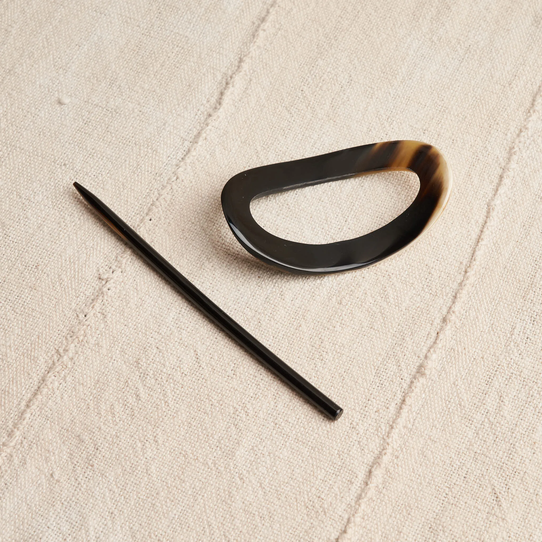 Upcycled Horn Barrette