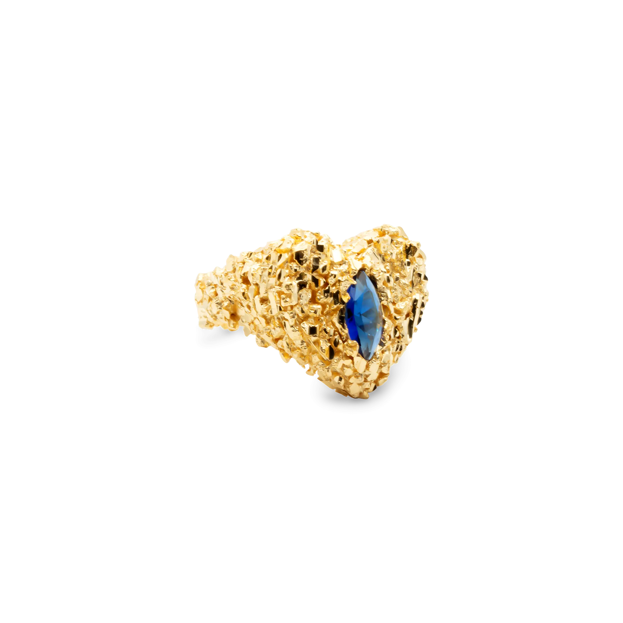 VC030 Sapphire Heart Ring