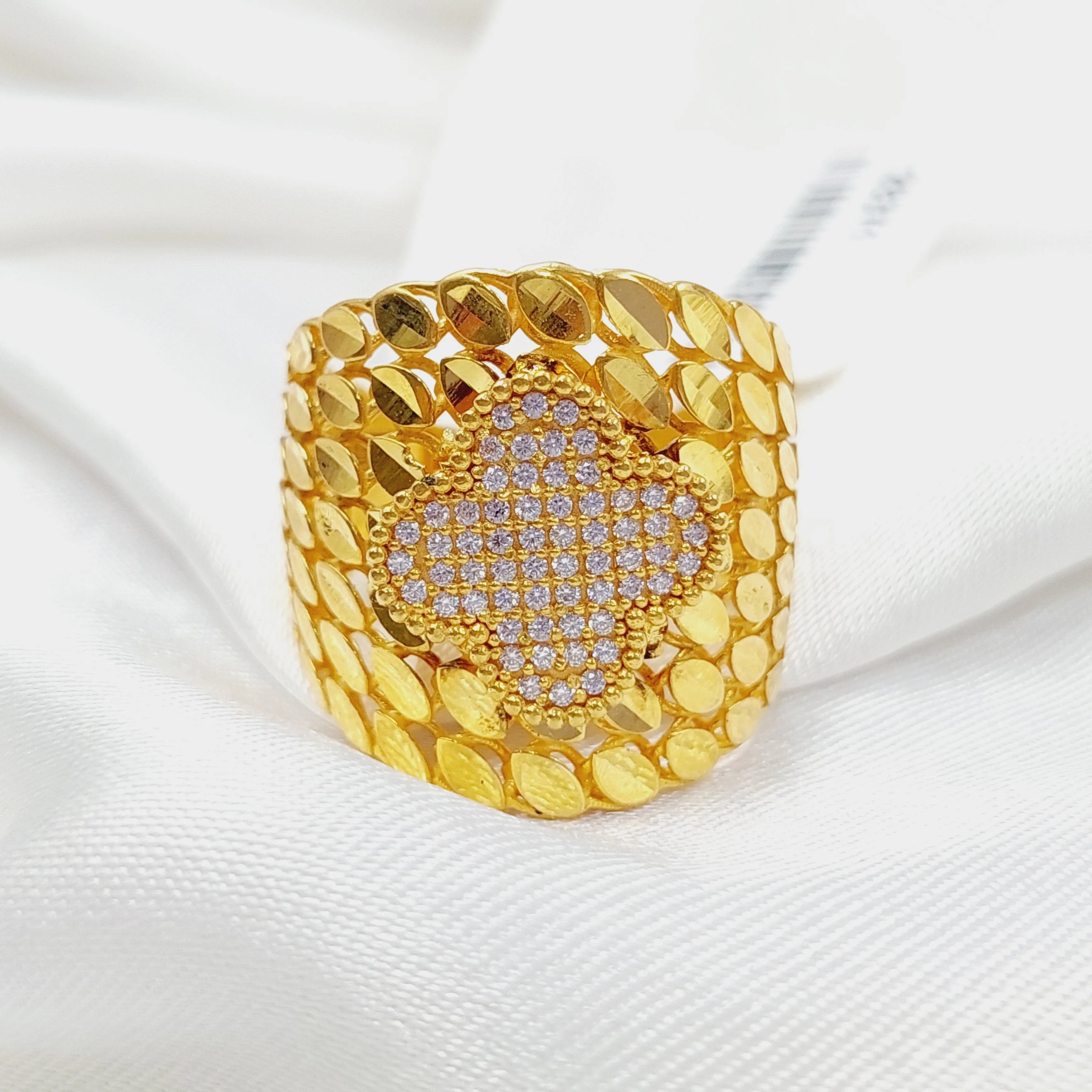 Zirconed Clover Ring